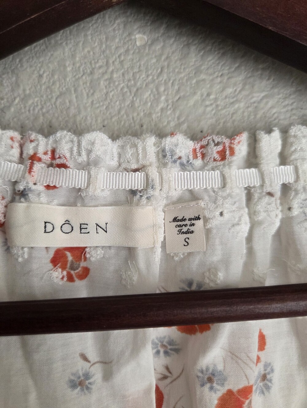 Doen Traveler Top in Poppy Field size S - Picture 5 of 8